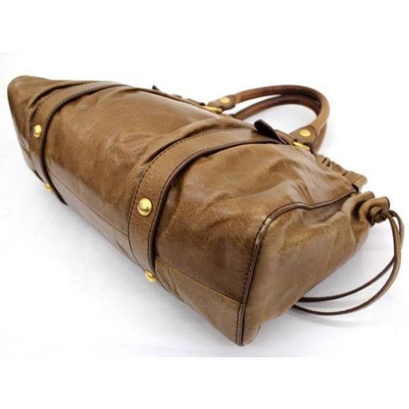 Miu Miu 2WAY Shoulder Bag Brown - Picture 4 of 8